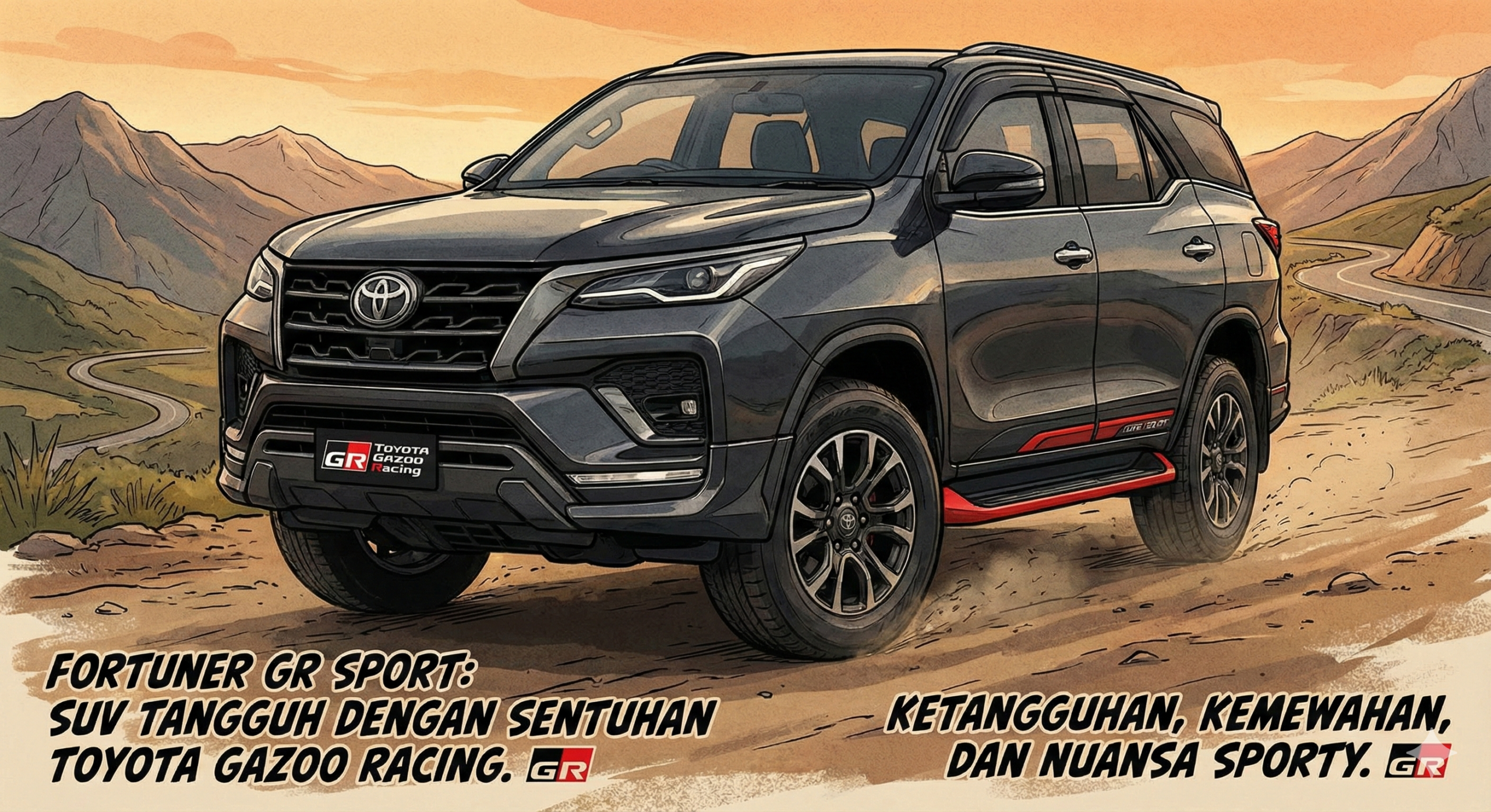 Fortuner GR Sport: SUV Tangguh dengan Sentuhan Toyota Gazoo Racing